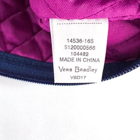 Vera Bradley All Wrapped Up Jewelry Organizer Travel Roll and Padded zip case - Picture 14 of 15